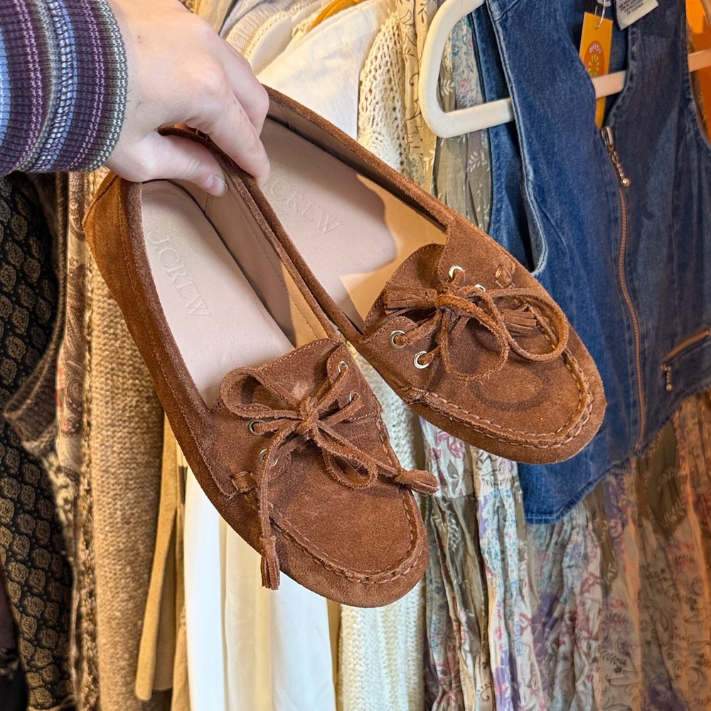 Jcrew Driving Loafers in Suede - Picture 5 of 5